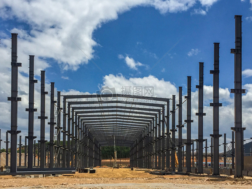 钢结构建筑高清图片素材下载指南 免费JPG格式与VRF高清图源解析